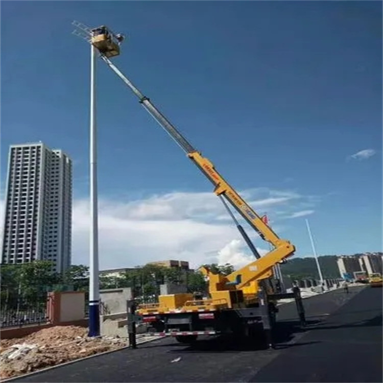 游仙维修路灯的曲臂升降车出租